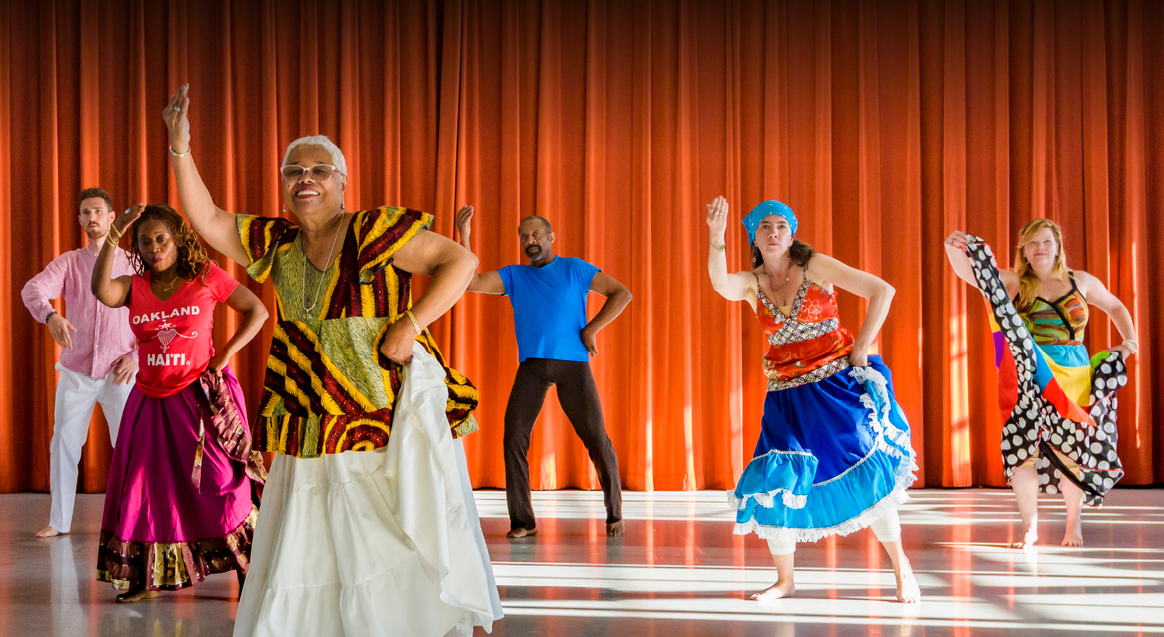 ODC dance students in motion
