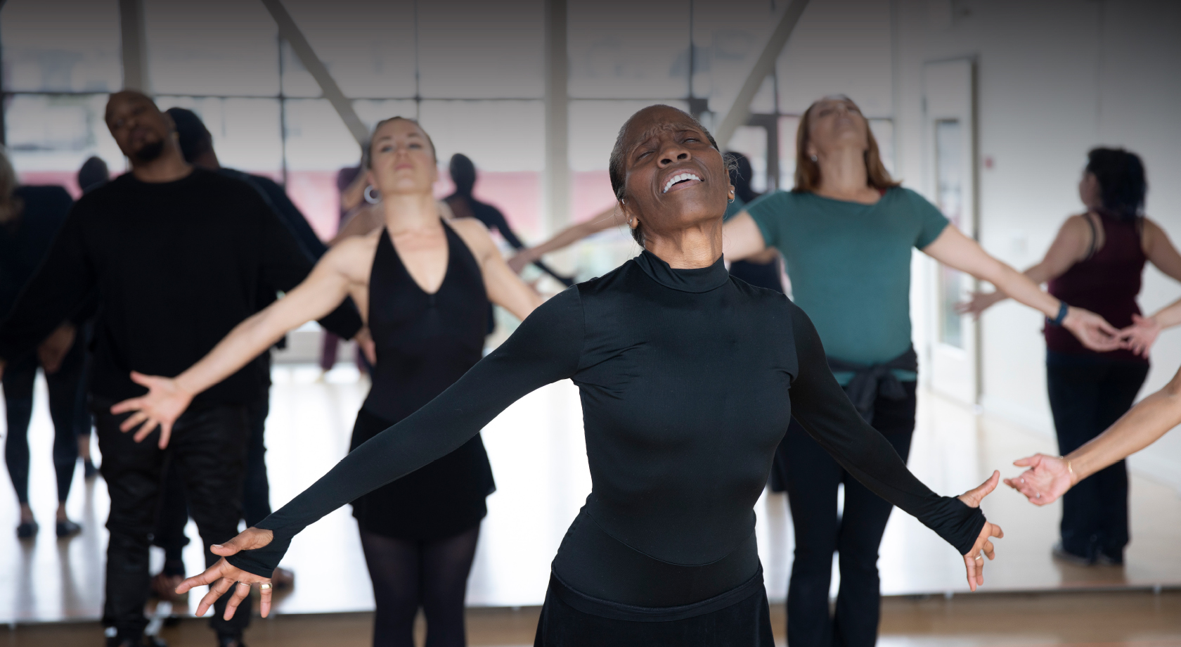 ODC dance students in motion