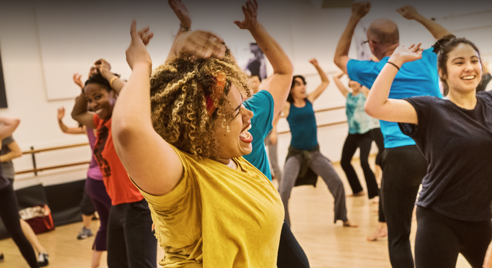ODC dance students in motion