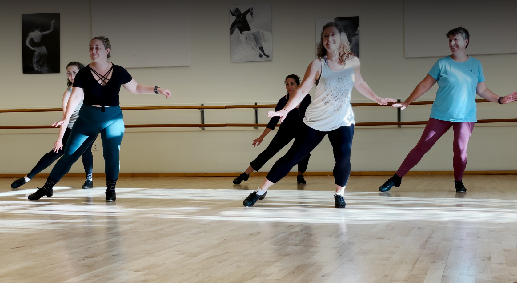 ODC dance students in motion